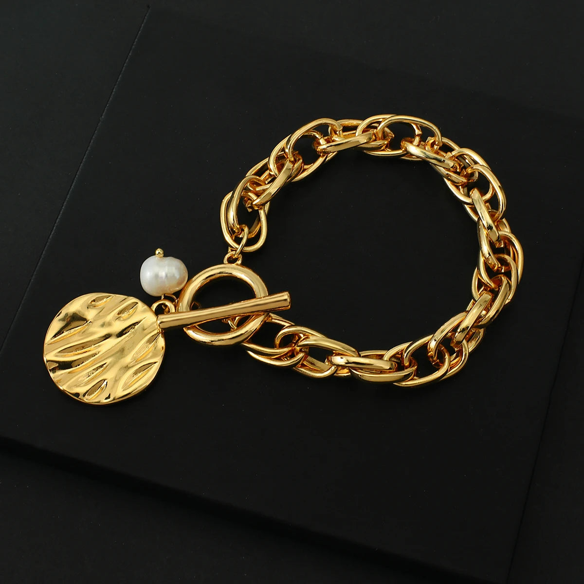 Julia 18kt Gold Plated Vintage Bracelet