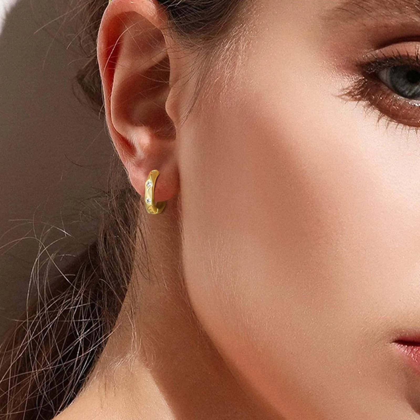 Zoe Gold Plated Earrings