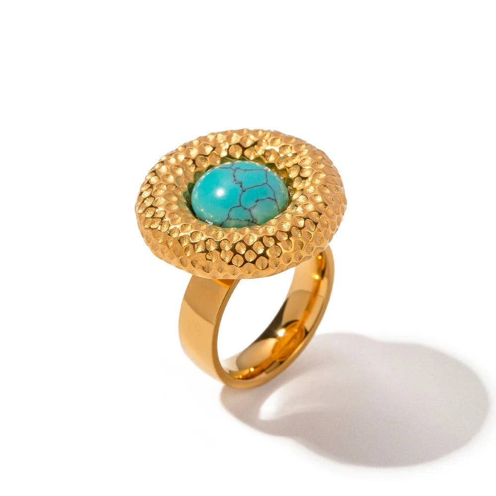 Cabo Gold Plated Earrings Necklace Rings