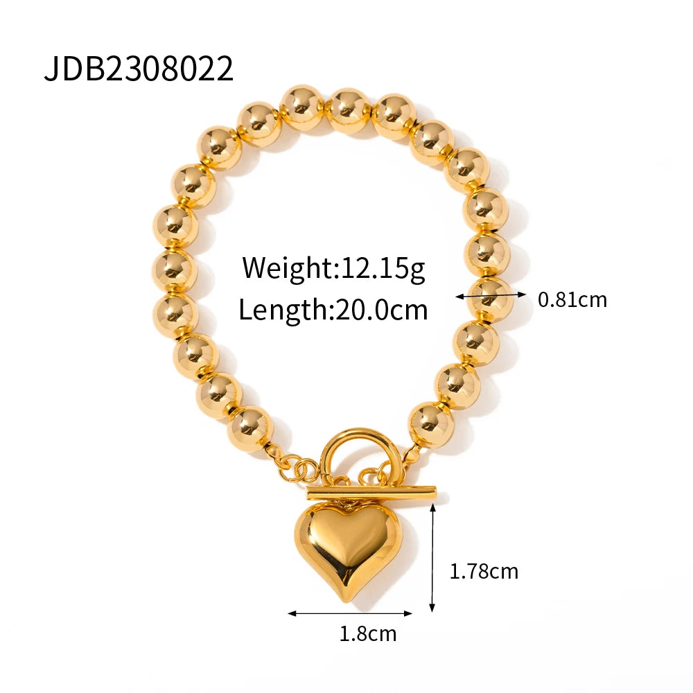 My Heart 18K Gold Plated Bracelet