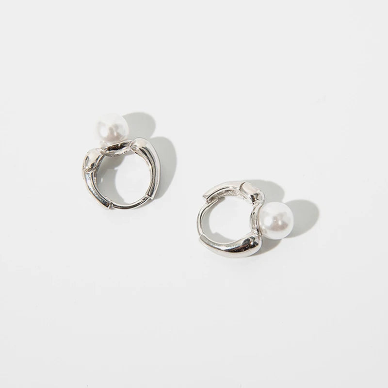 Avery Gold Plated Pearl Earrings