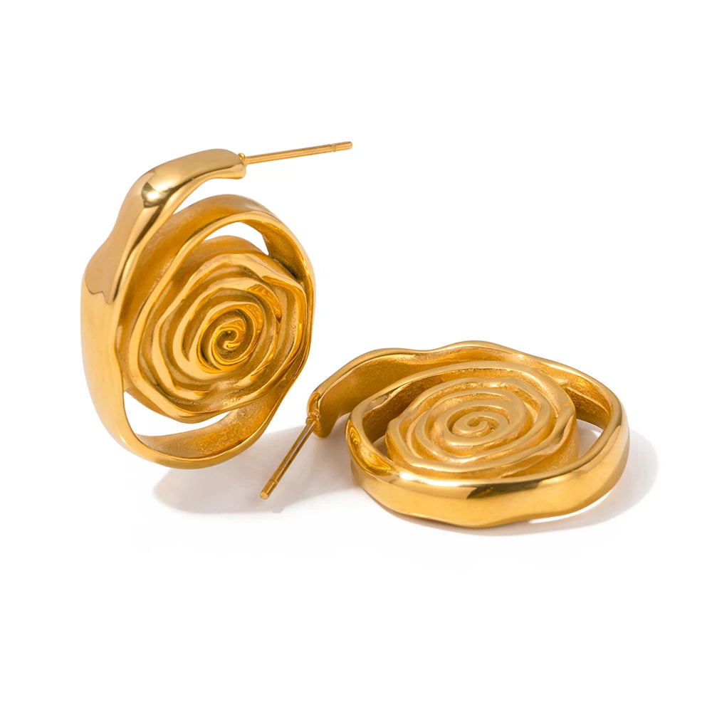 World Gold Plated Earrings