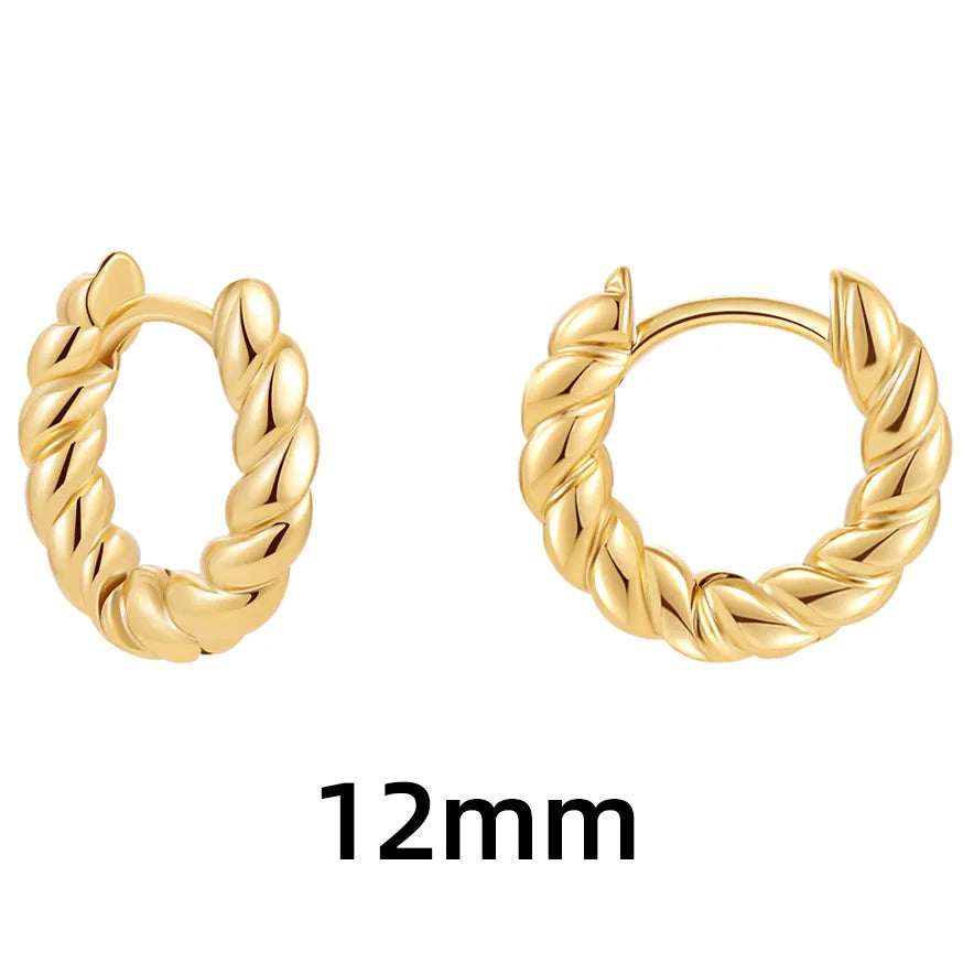 Stacking 14kt Gold Plated Earrings