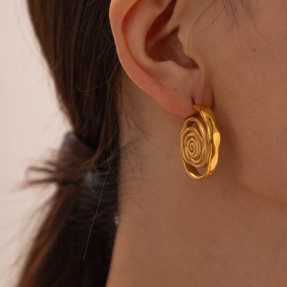 World Gold Plated Earrings