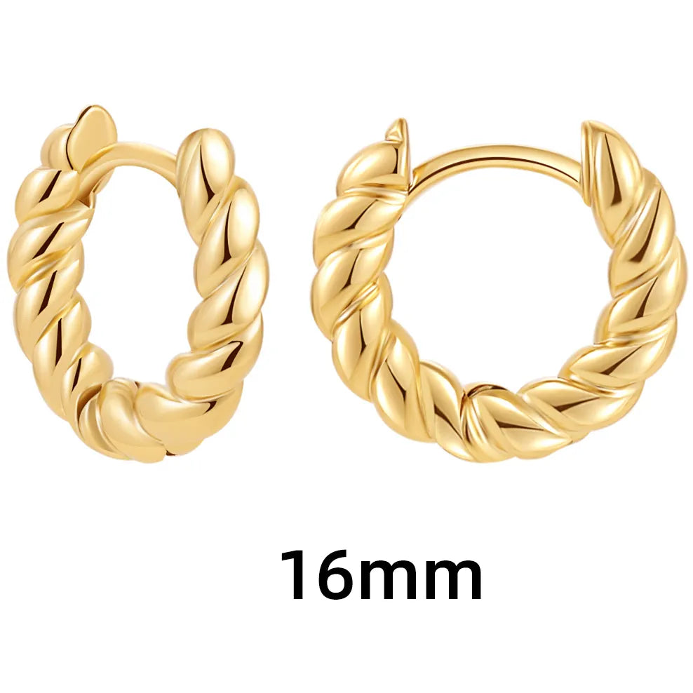 Stacking 14kt Gold Plated Earrings