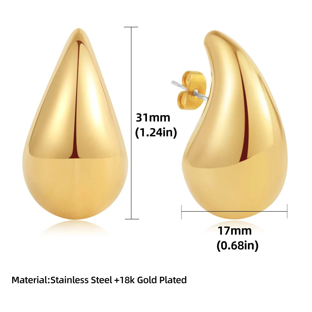 Kendall Gold & Silver Teardrop Dupes
