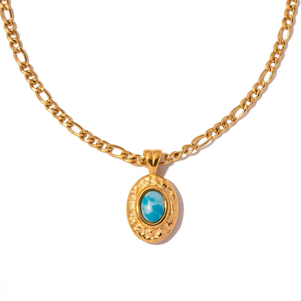 Maldives Gold Plated Ring Earrings & Necklace