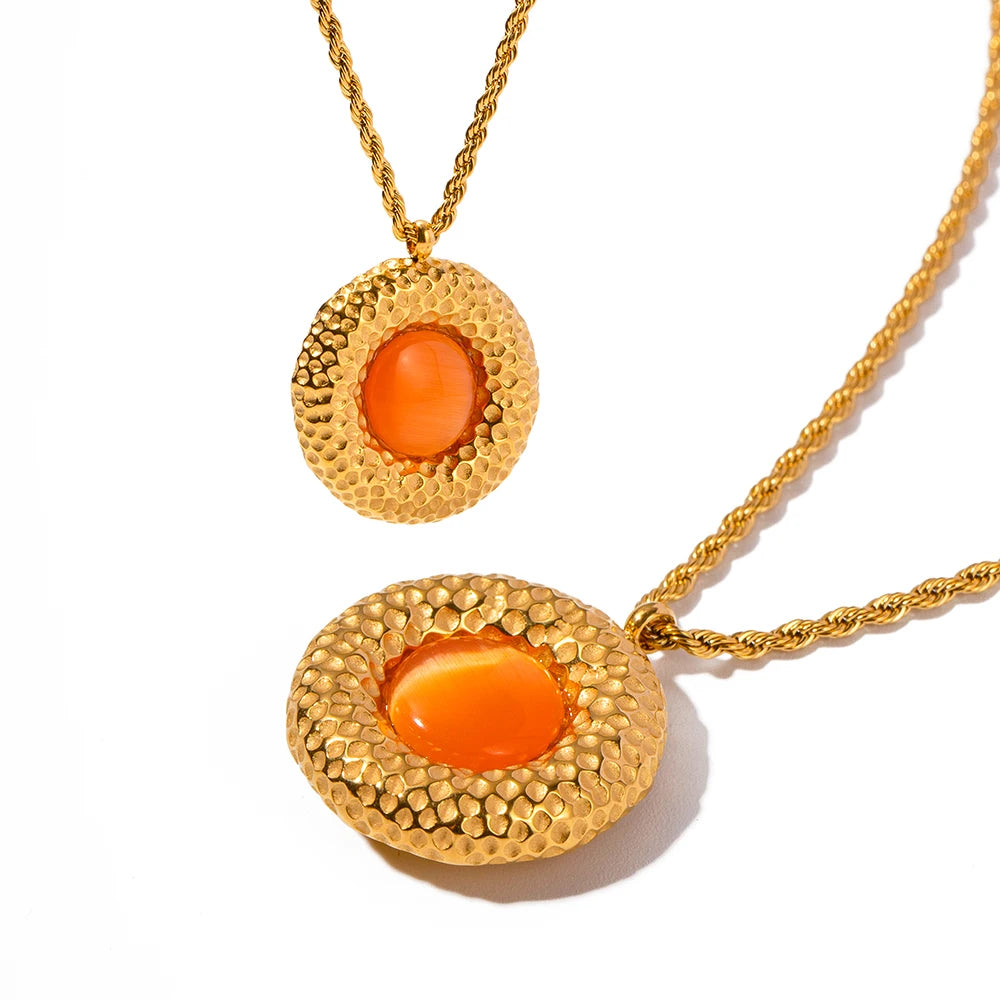 Cabo Gold Plated Earrings Necklace Rings